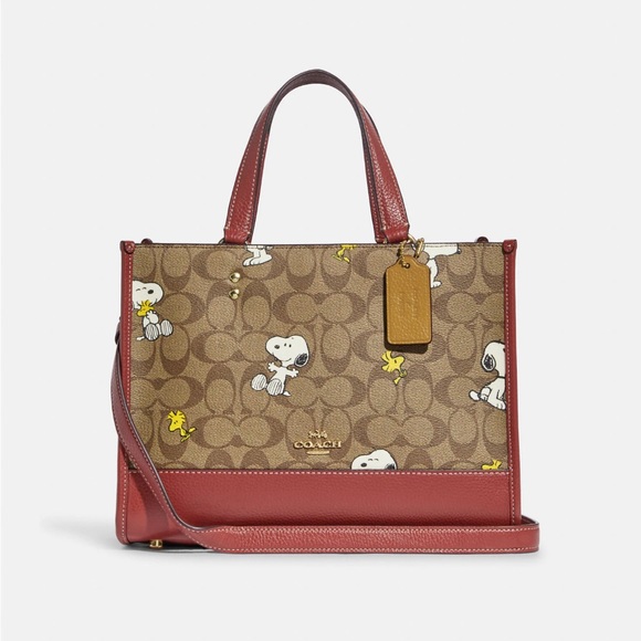 Coach Bags Coach X Peanuts Dempsey Carryall In Signature Canvas